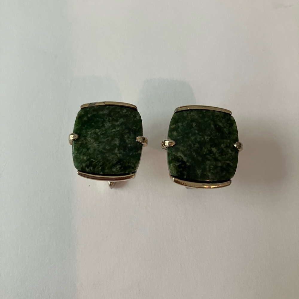 Vintage Jade Cuff Links
